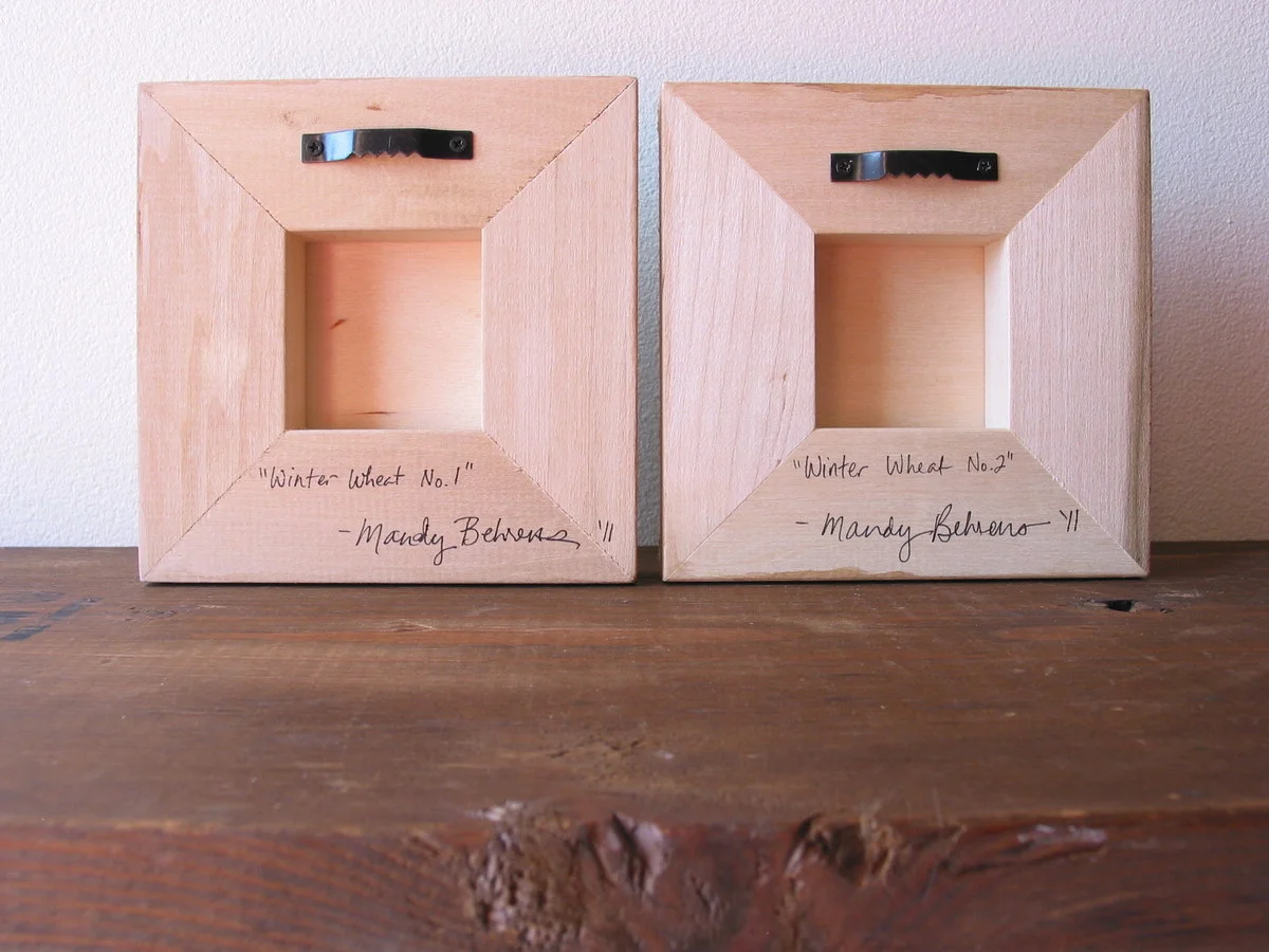  Paintings titled and signed on reverse. 