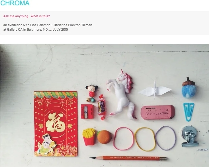 my CHROMA contribution