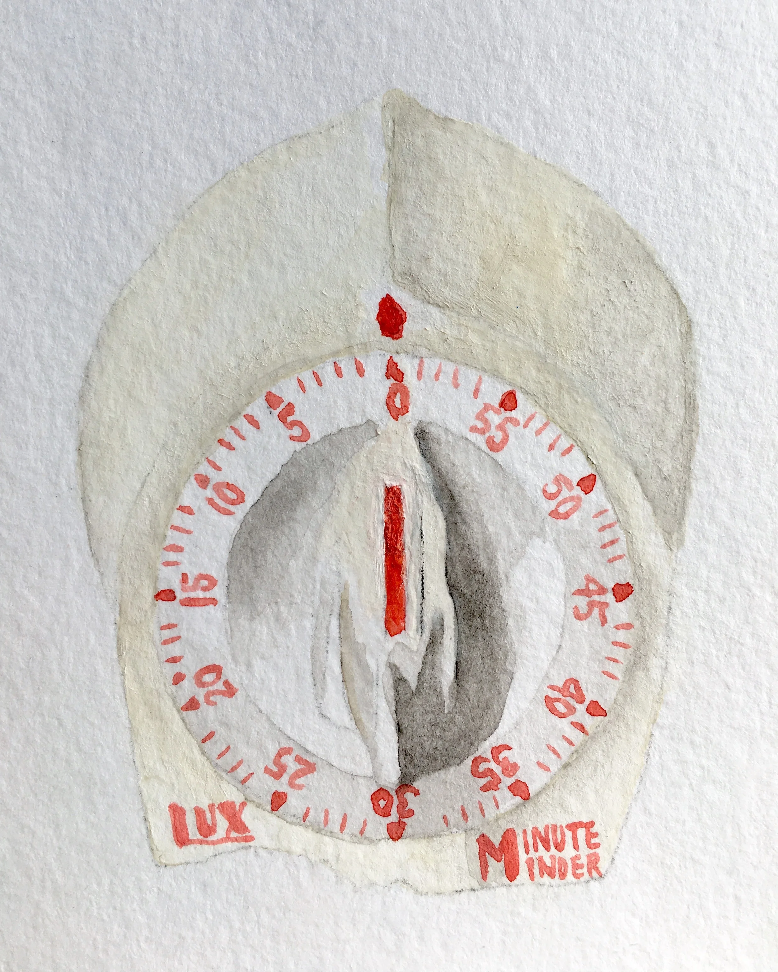 lux minute minder - watercolor