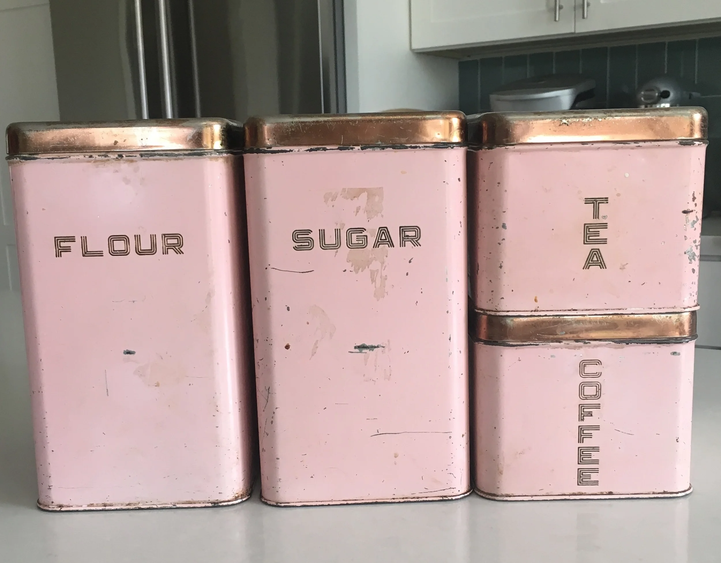 lincoln beautyware canisters - heirloom