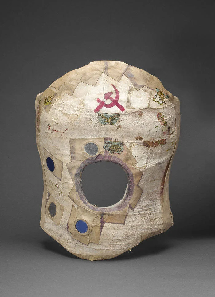 Plaster corset, painted and decorated by Frida Kahlo © Collection of Museo Frida Kahlo/Frida Kahlo & Diego Rivera Archives/Bank of Mexico/Frida Kahlo Museum Trust/Javier Hinojosa/V&A Publishing