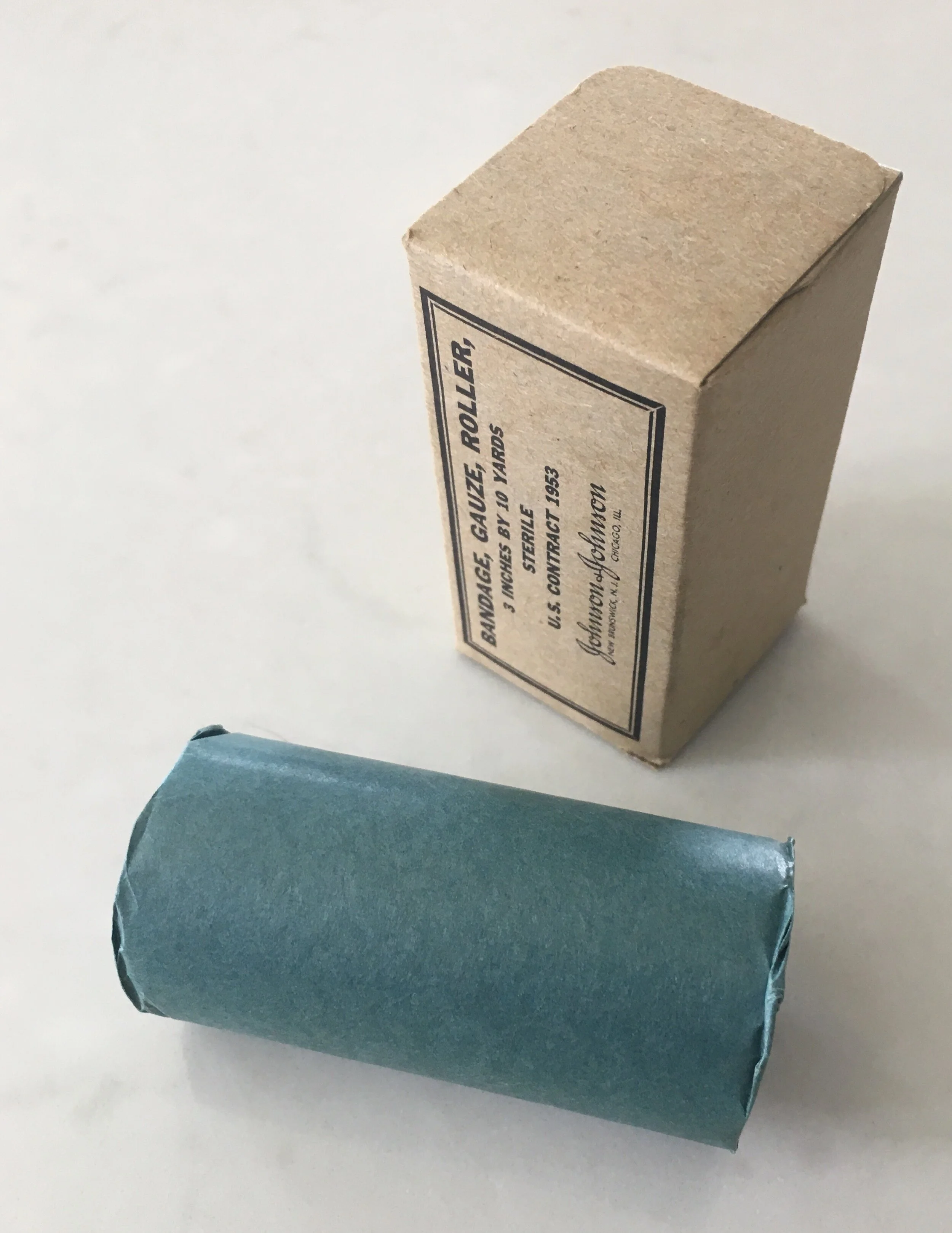 Salvaged US Army-regulation Gauze circa 1953