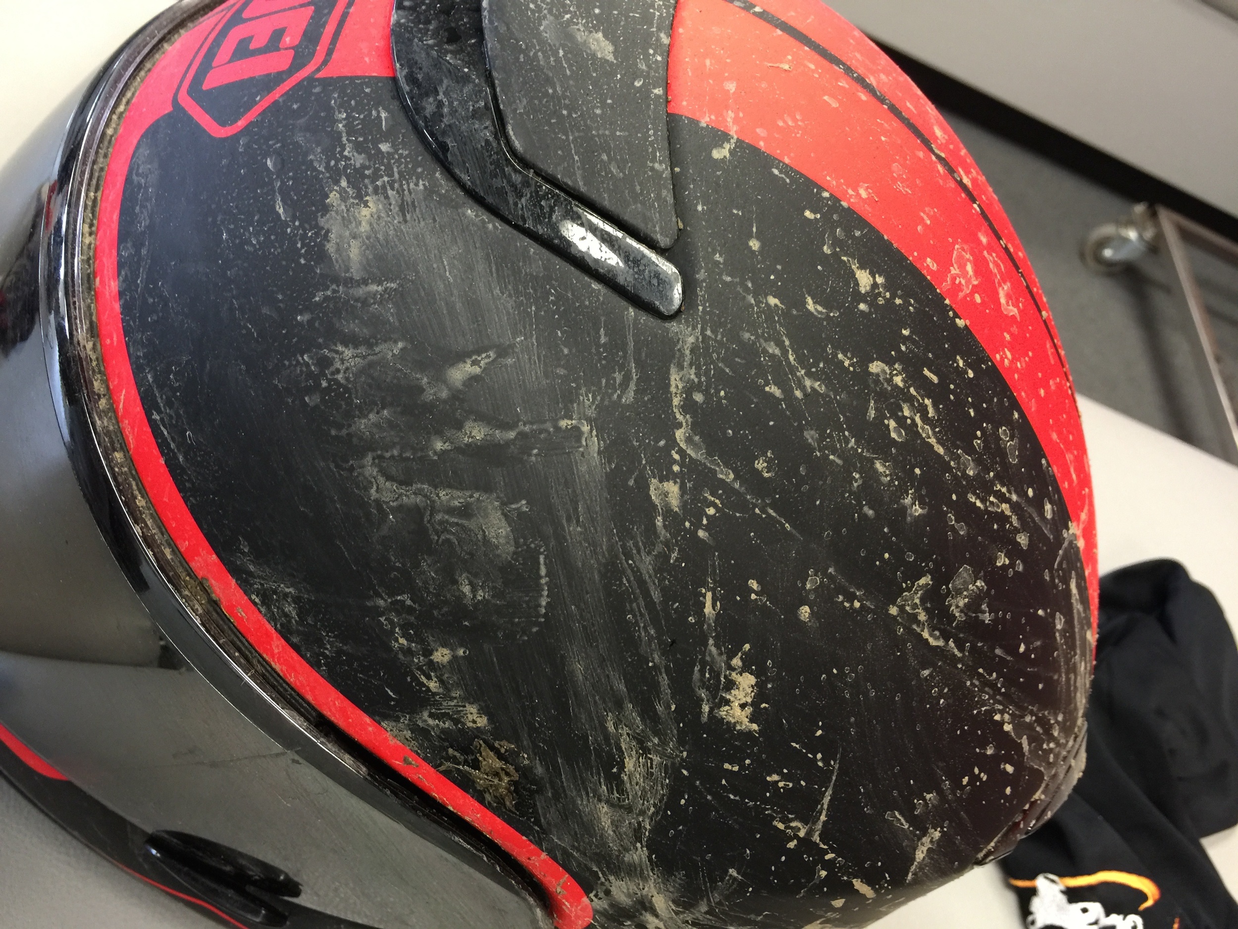 Got very muddy my first time Karting in rain.