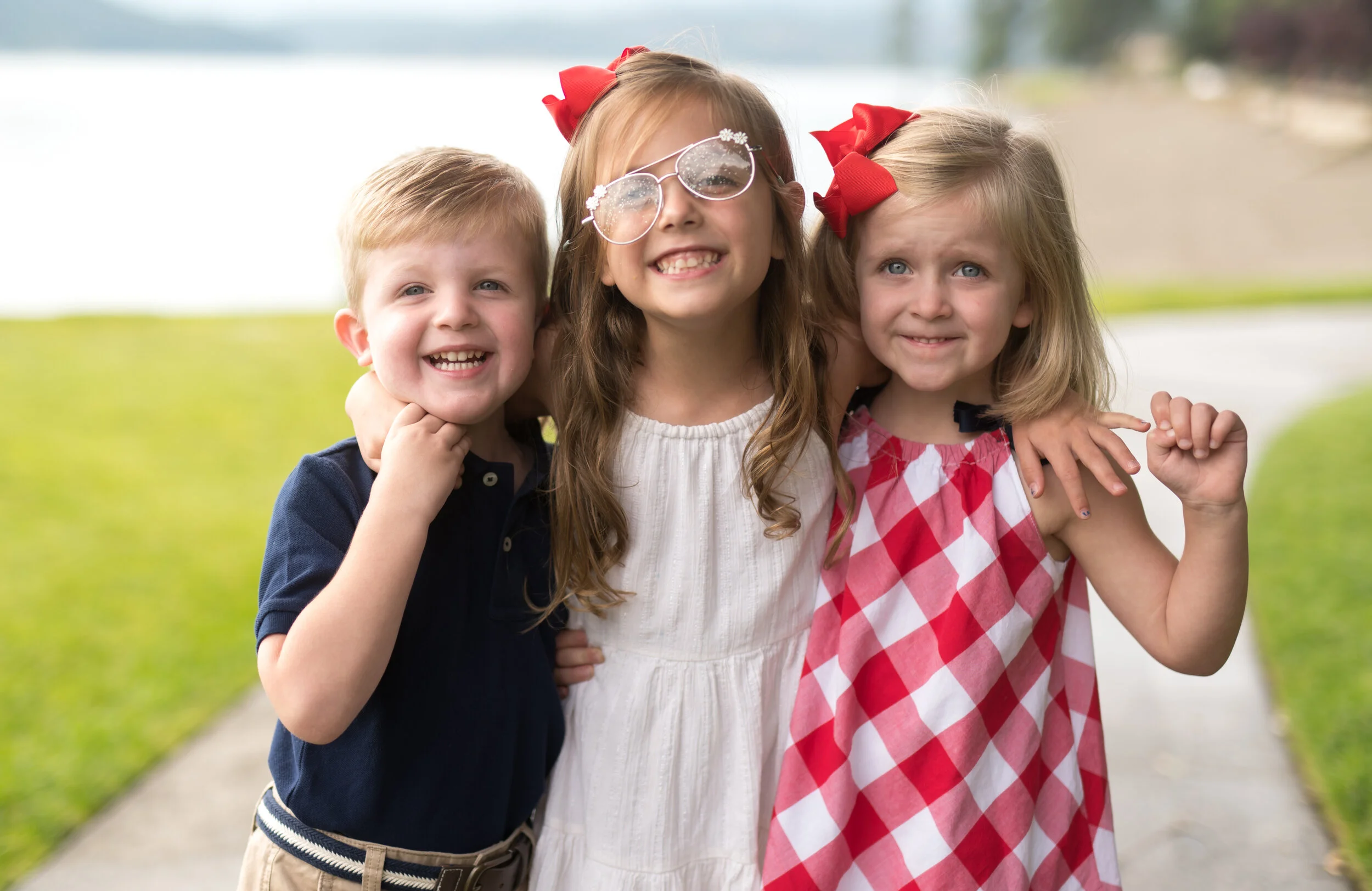 kids smiling at camera coeur d alene idaho