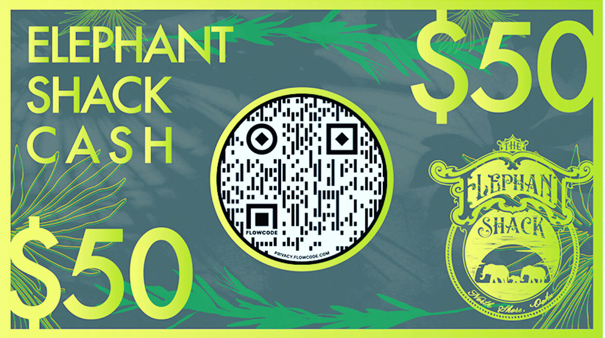 $50 Elephant Shack Cash