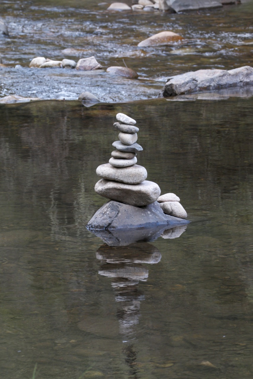 Reflected cairn