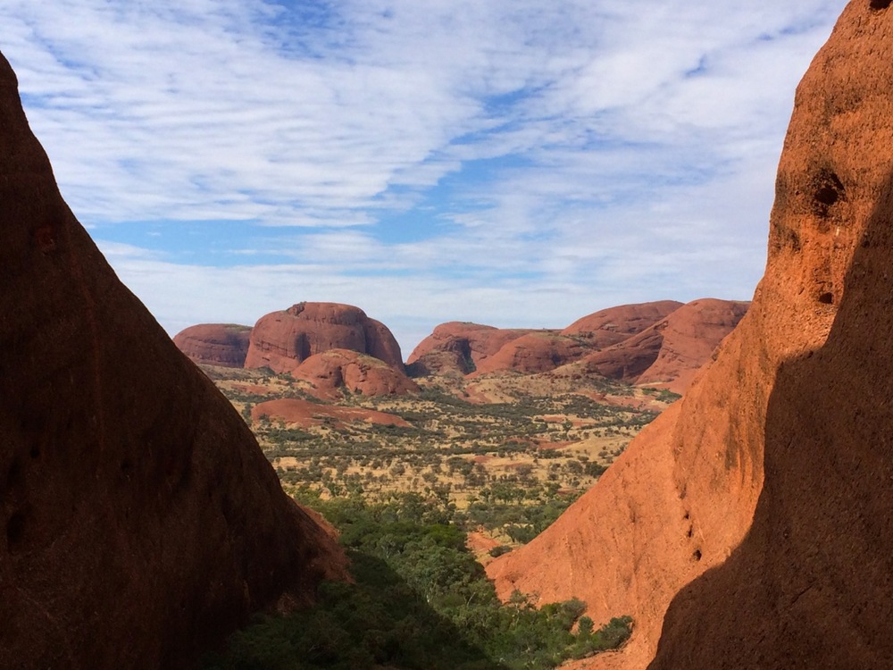  The view through Kata Tjuta, NT 