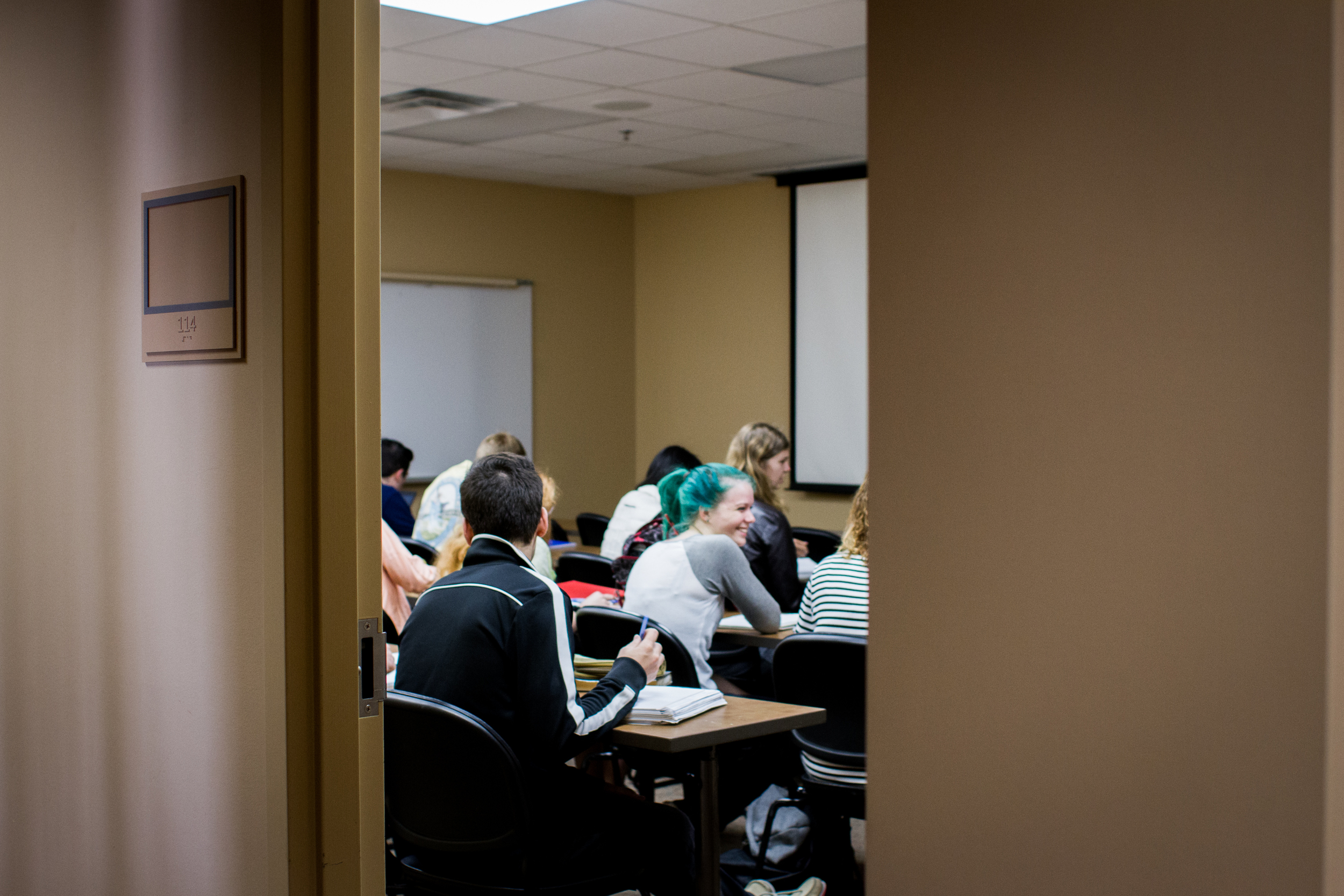 A glimpse into a Covenant classroom. Photo by Abby Whisler.