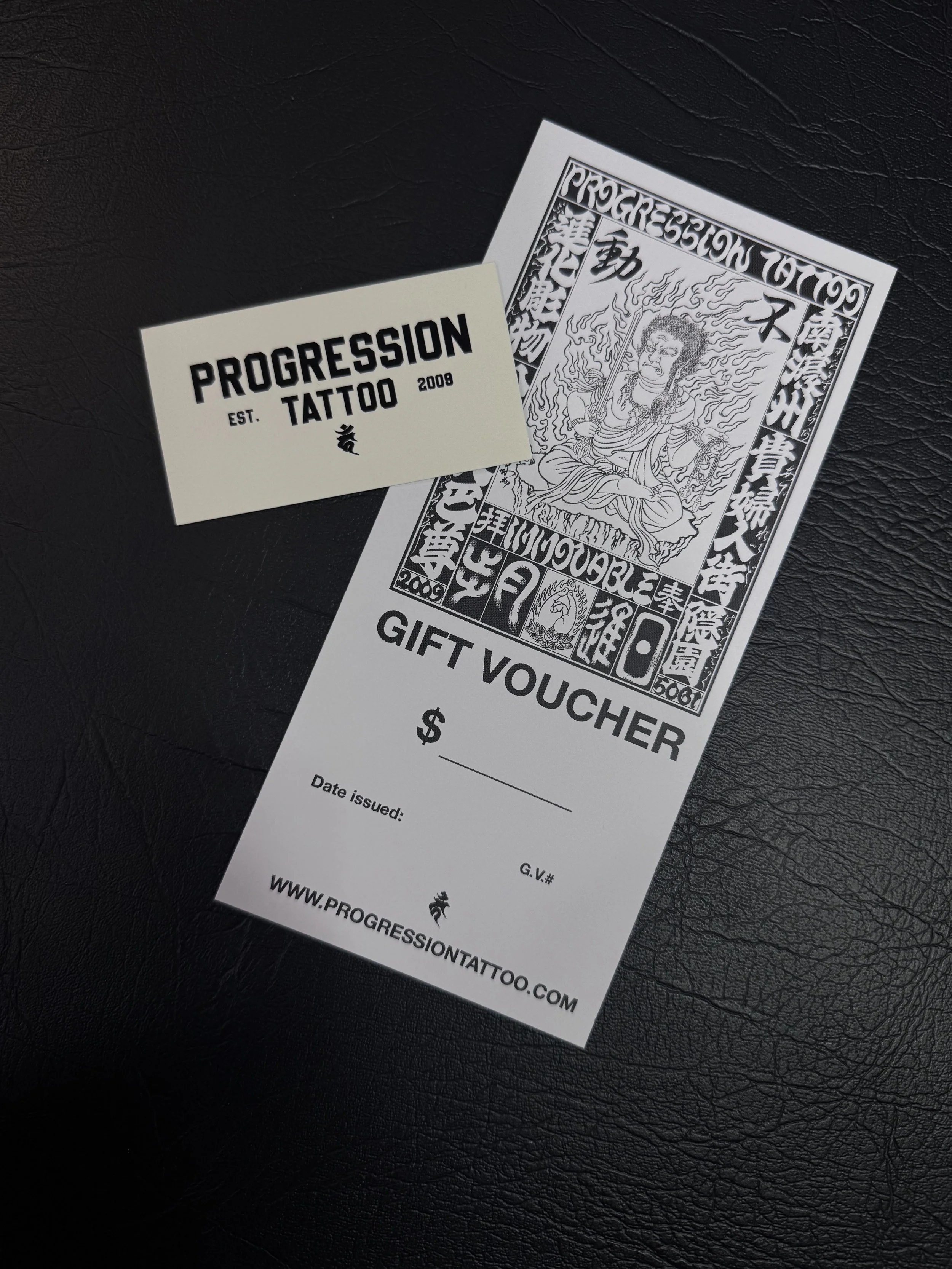 Progression Tattoo Gift Voucher