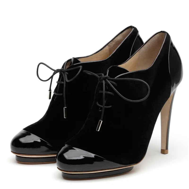 LF0031 Briege Velvet Vernice Pair.JPG