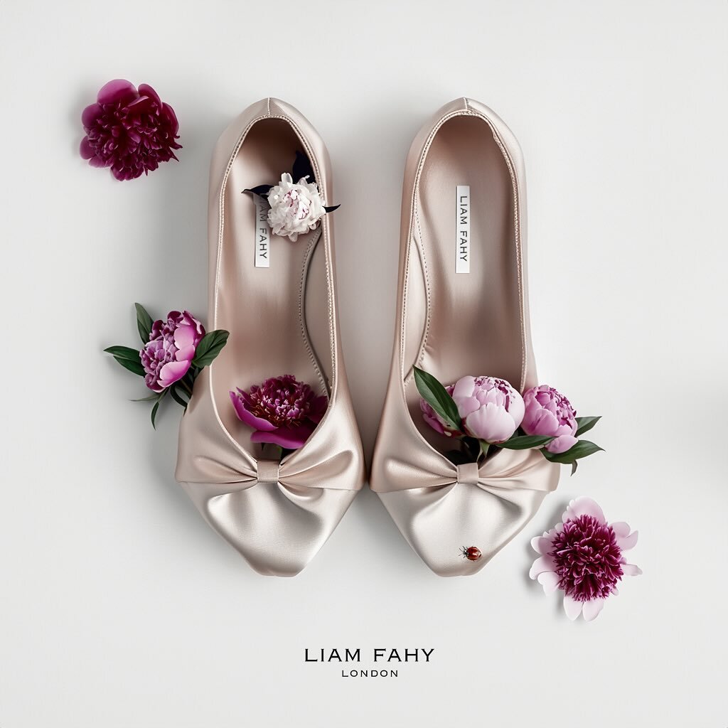 Spring is just around the corner d the corner! 🌸
.
.
- Satin upper, lining &amp; sock
- Vero cuoio sole
- 5mm heel
- made in italy 
.
.
.
.
.
#shoedesigner #shoedesign #ladydior #parisfashionweek2024 #liamfahylondon #footweardesign #chemenakamali #l