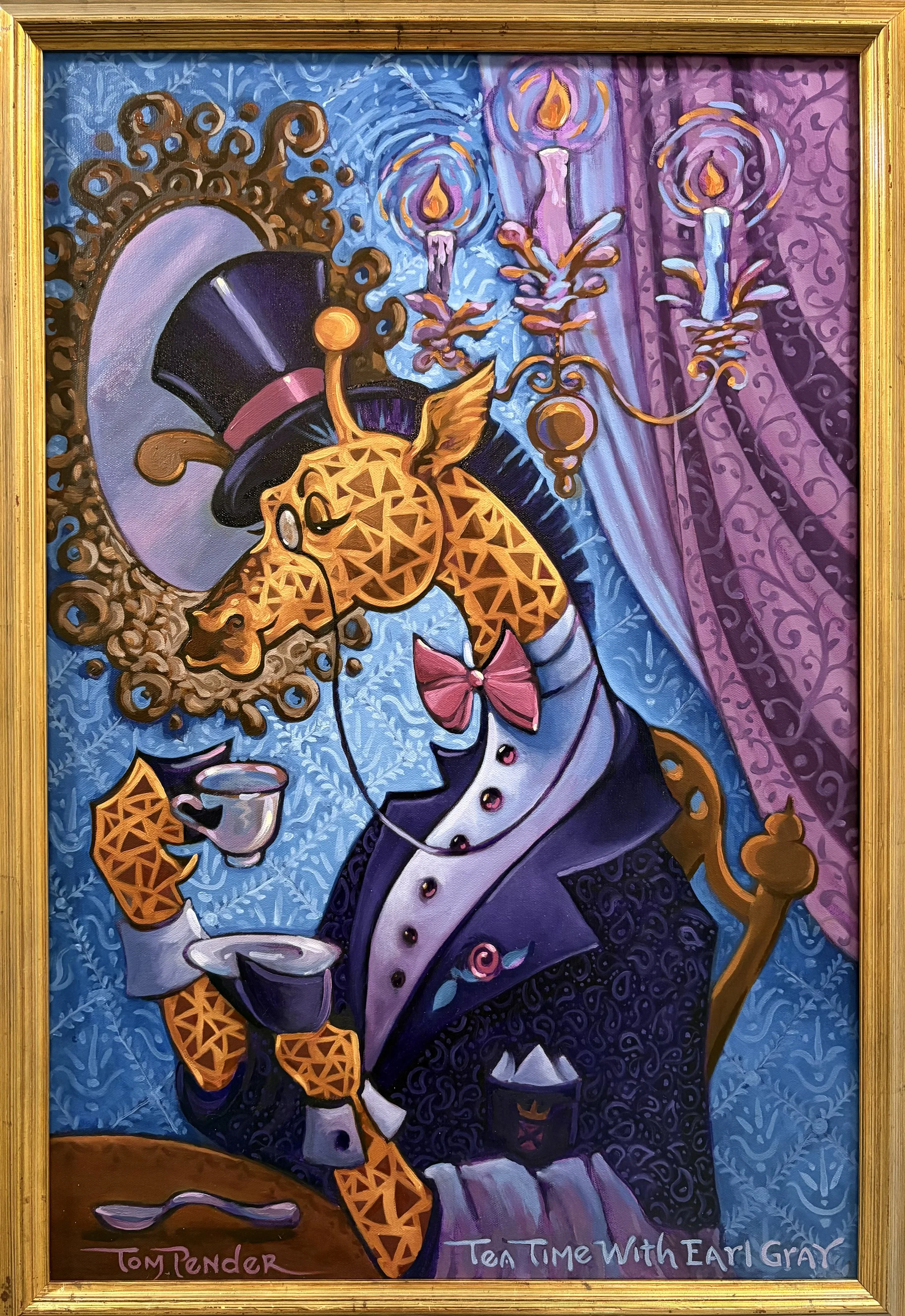 Tea Time With Earl Gray_20x30 oil on canvas