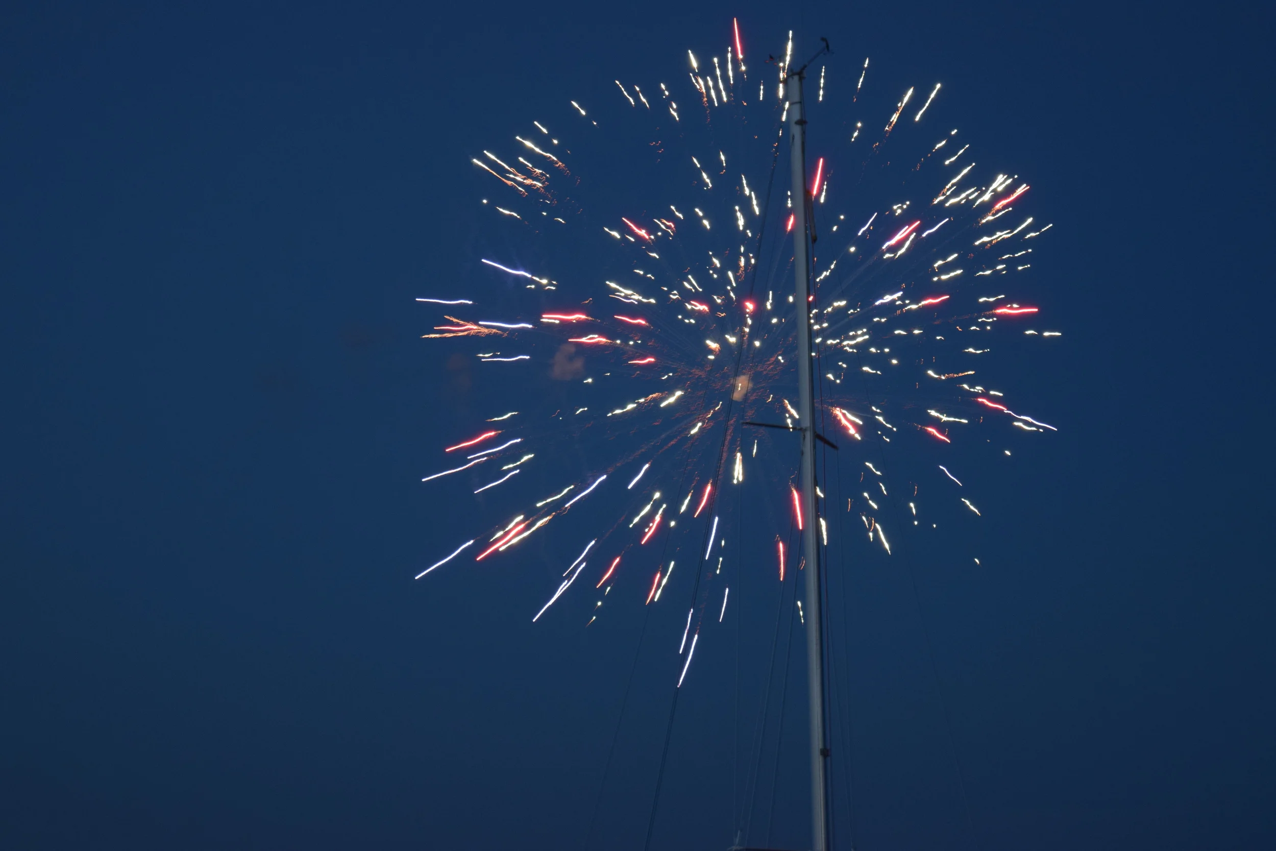 Cedar Island Fireworks, July 4th