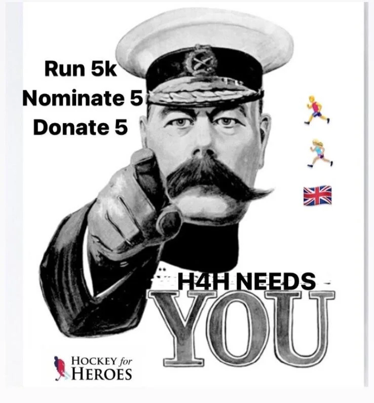 Hockey for Heroes raises over £1,300 in February with virtual fundraiser