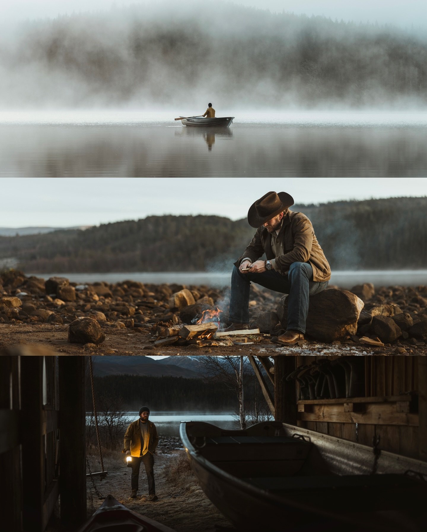 An epic adventure up North with the team at @thebearandwolfco 

First set from our stay at @caledoniancabins playing cowboy pirates by the loch 

#scotland #yellowstone #highlands #lifestylephotography #productphotography