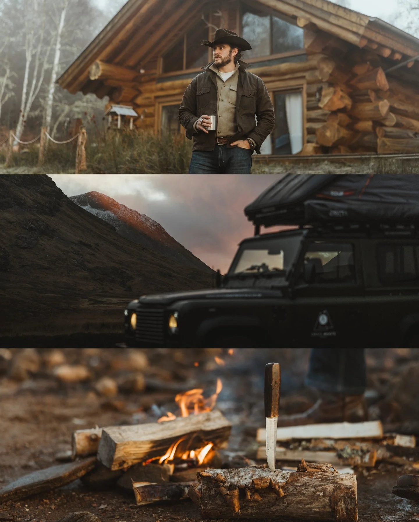 More work with @thebearandwolfco from an epic couple of days in the Highlands 

#yellowstone #scotland #defender #lifestylephotography #highlands