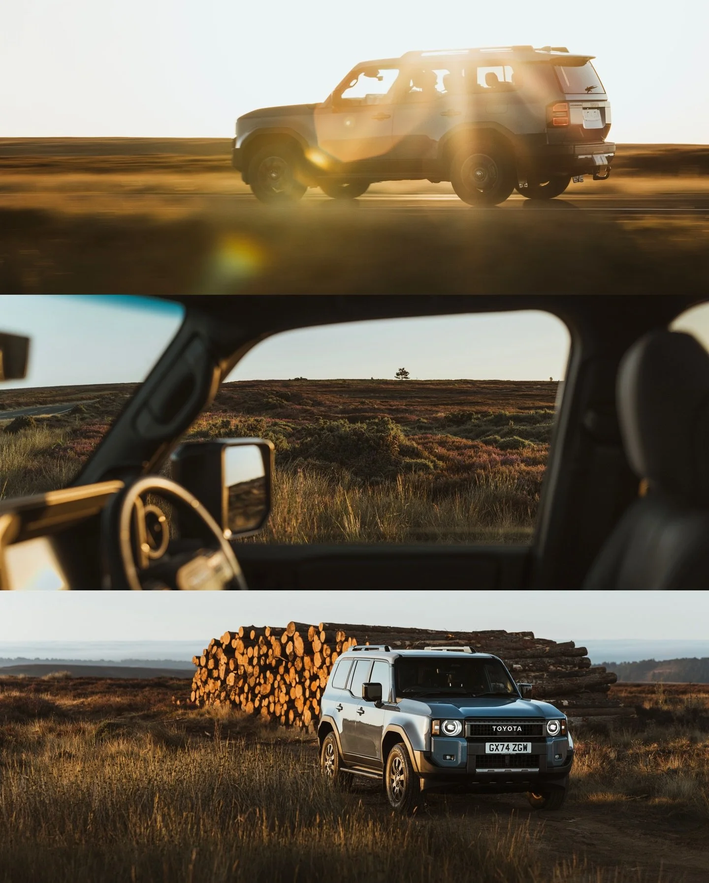 4am sunrise mission last summer with @gokscarlounge shooting the new Land Cruiser in the North York Moors

#landcruiser #toyota #toyotalandcruiser #landcruiserprado #automotivephotography