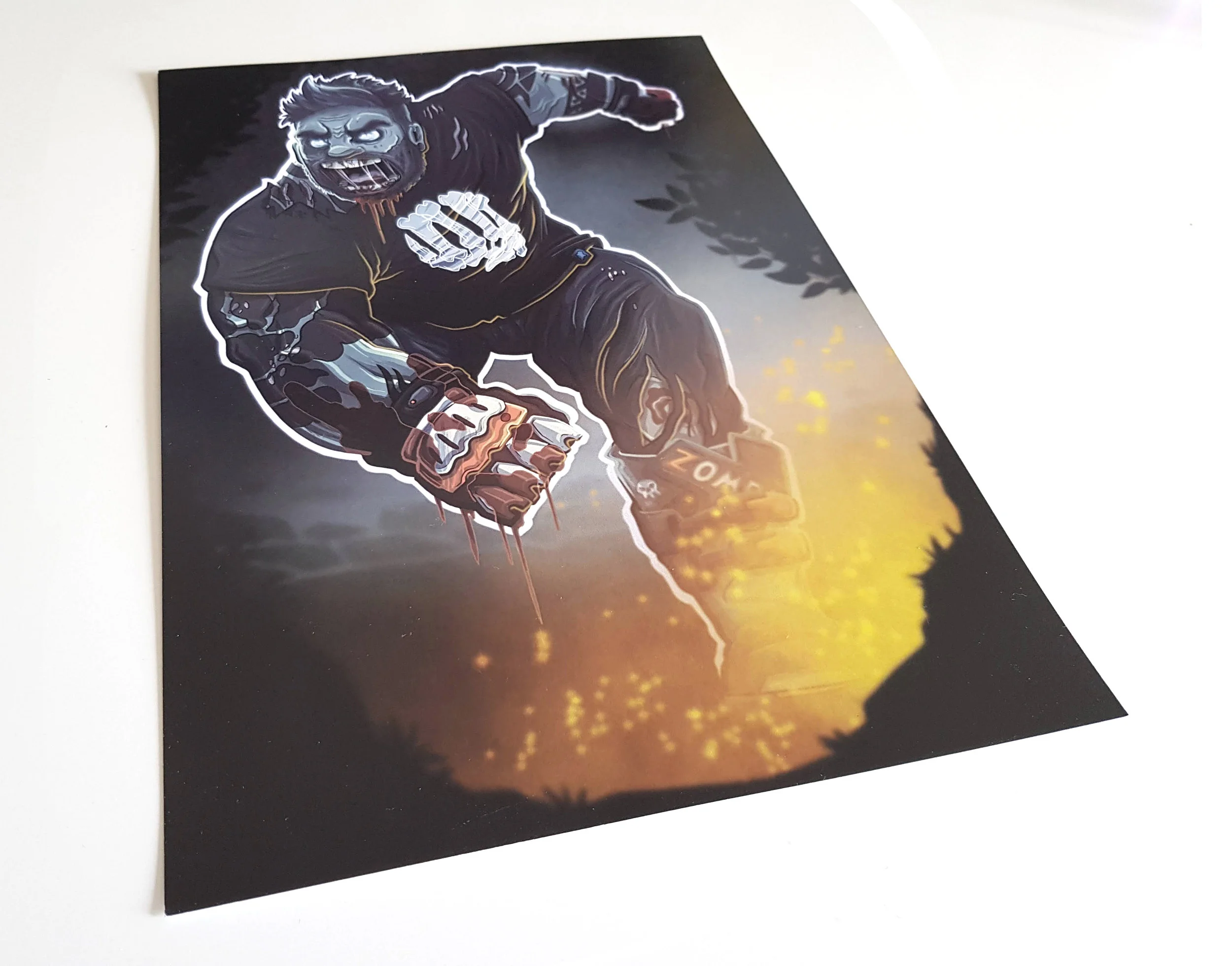 Running Zombie Print