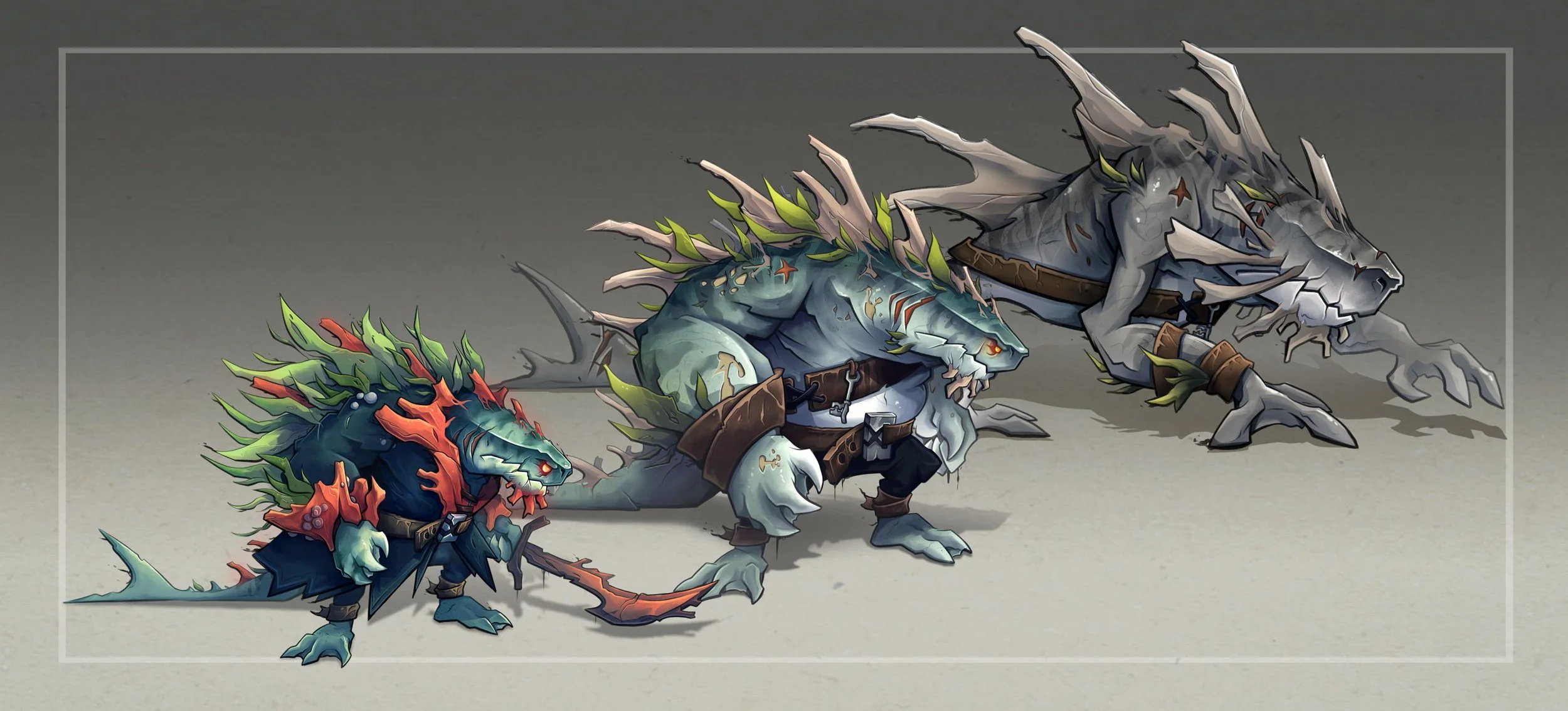 Developing a Pirate Shark Boss - Creature Design.