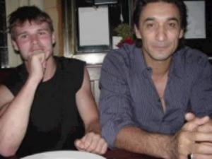 With sifu emin boztepe at dinner in new york in 2001
