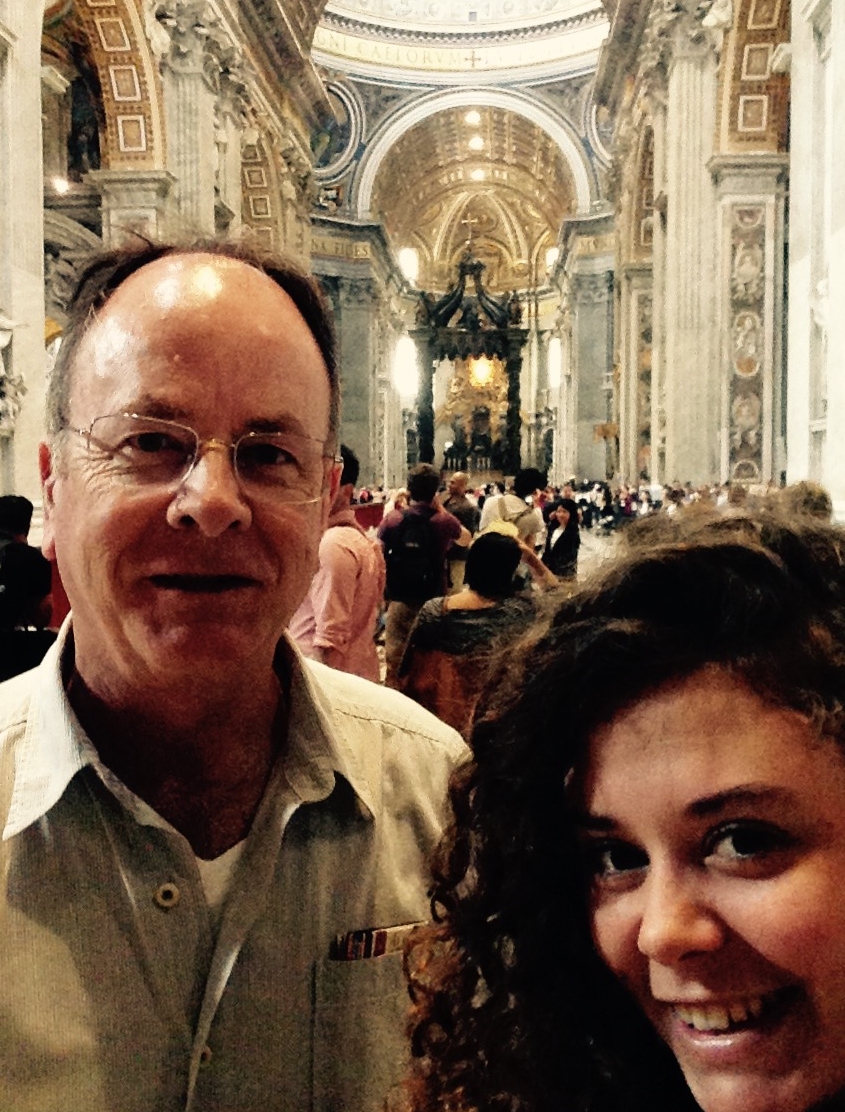 Jed and I inside St.Peter's Basilica!