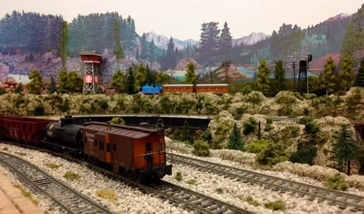 On a good day, you can spot Thomas on the rails