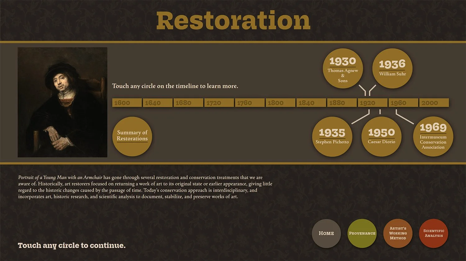 Restoration Menu