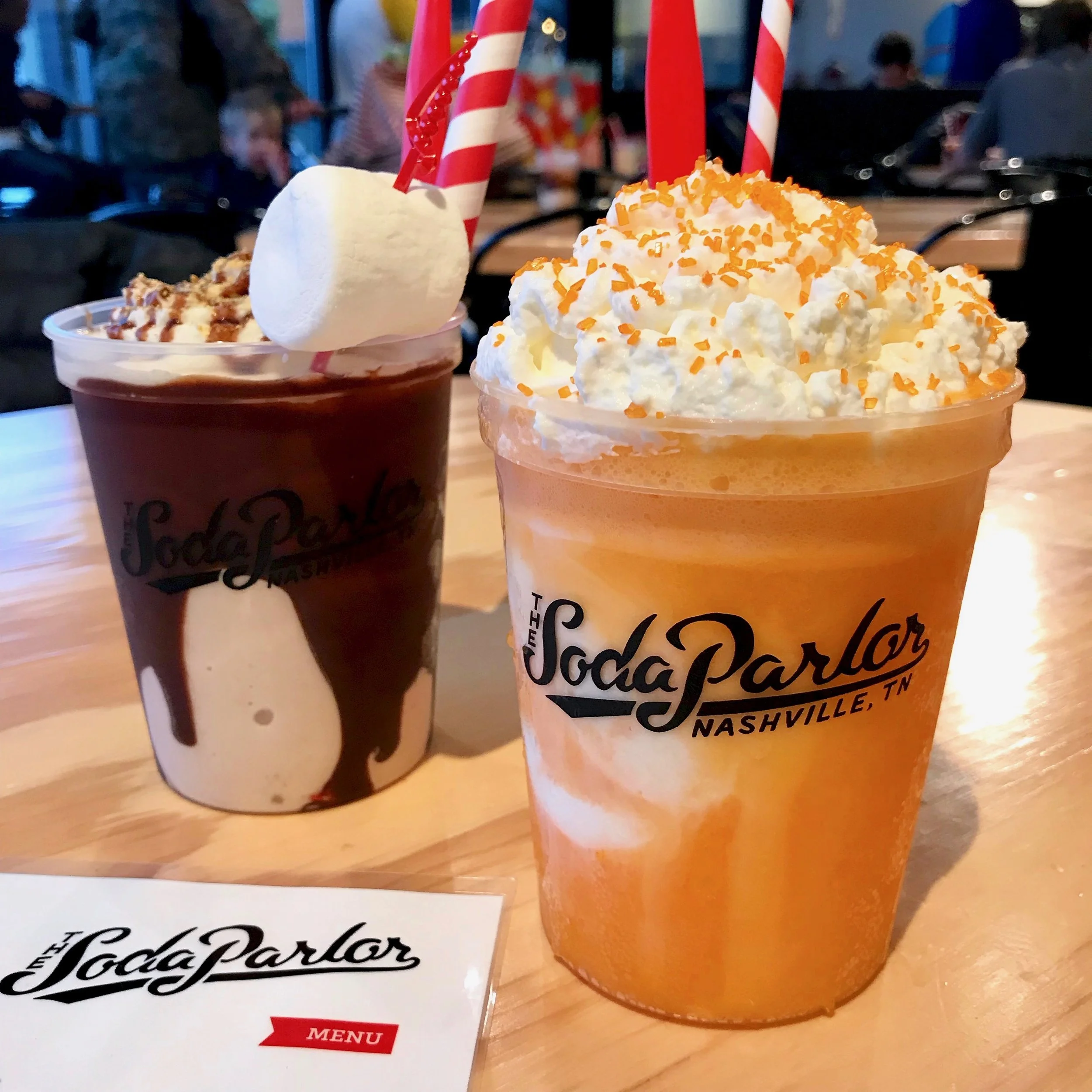 "Freaking Fosters" Orange Float + "Cub Scout" Moonshake