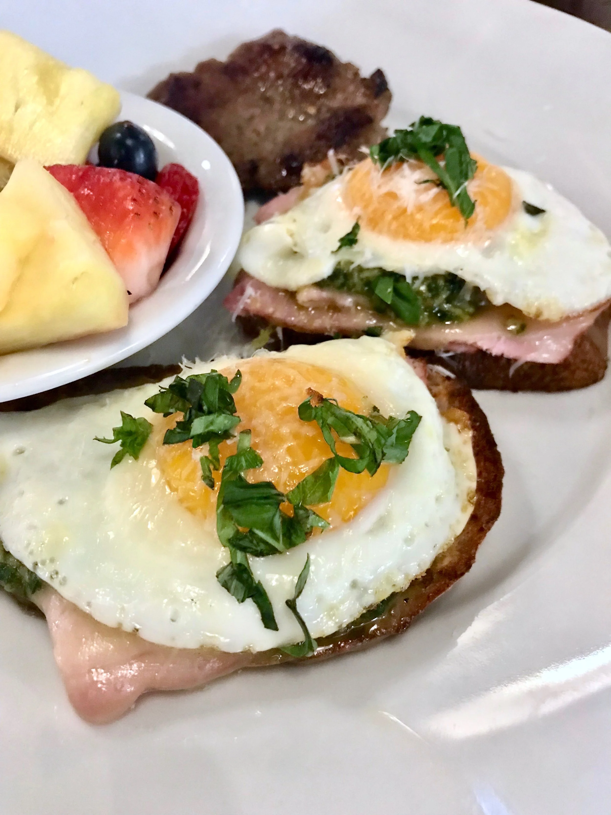 Green Eggs & Ham Toast