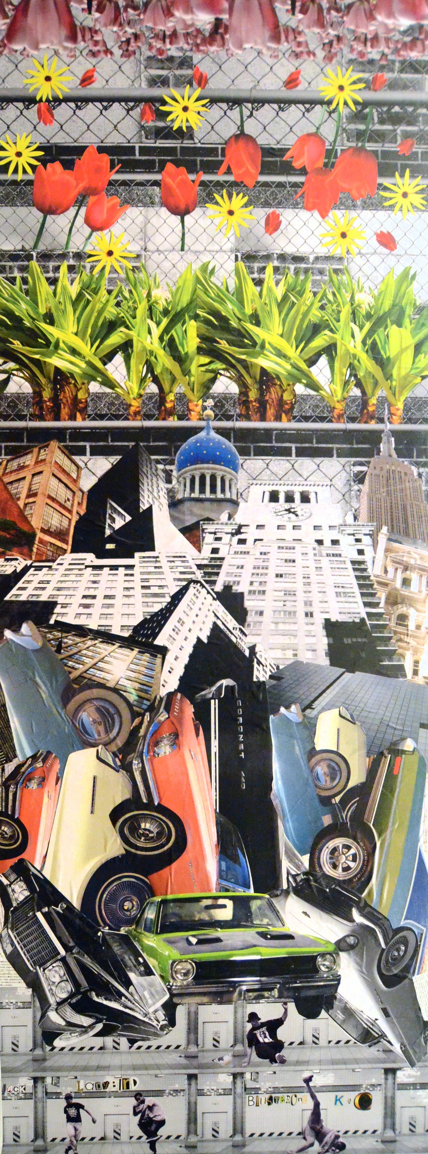  Photo Montage 30x80" All images taken by Laurie Markiewicz 