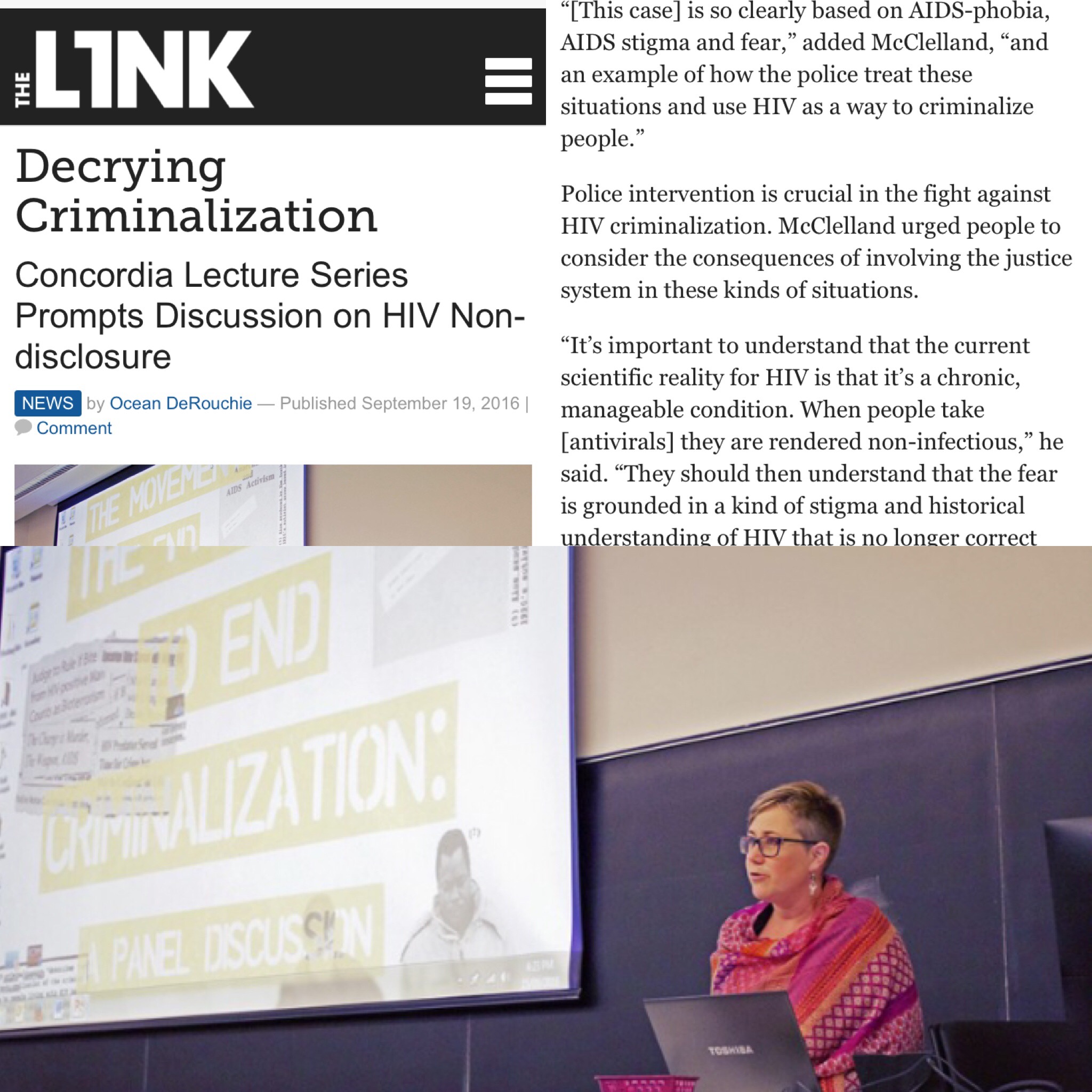 Photo by Ocean DeRouchie of Laurel Sprague, Postdoctoral Fellow, HIV Justice Network