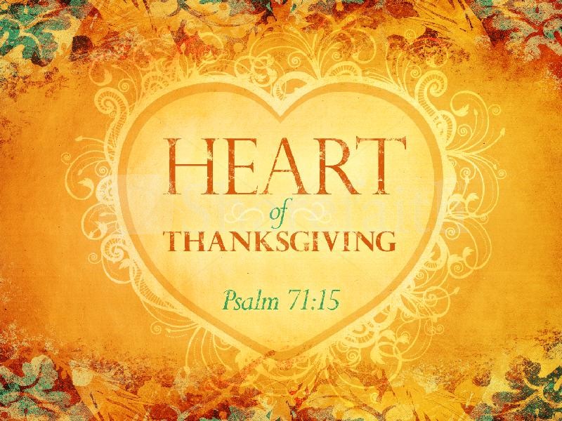 A Heart of Thanksgiving