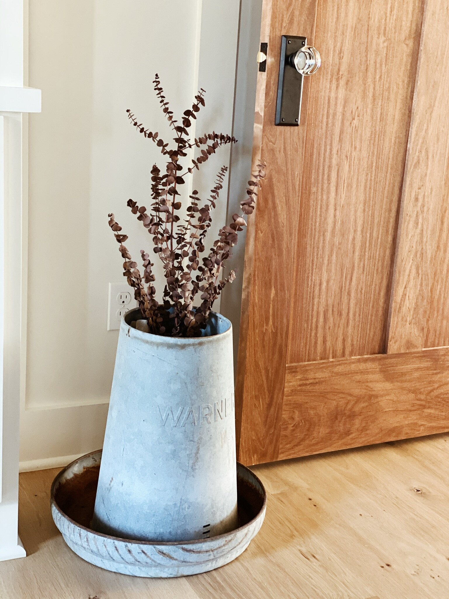 Galvanized Metal Planter