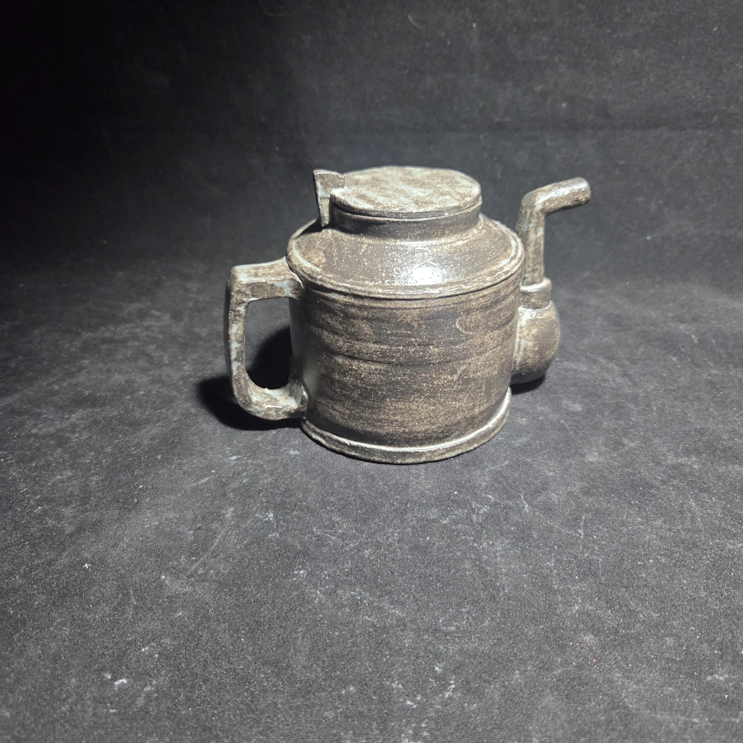 Industrial Steampunk Ceramic Teapot
