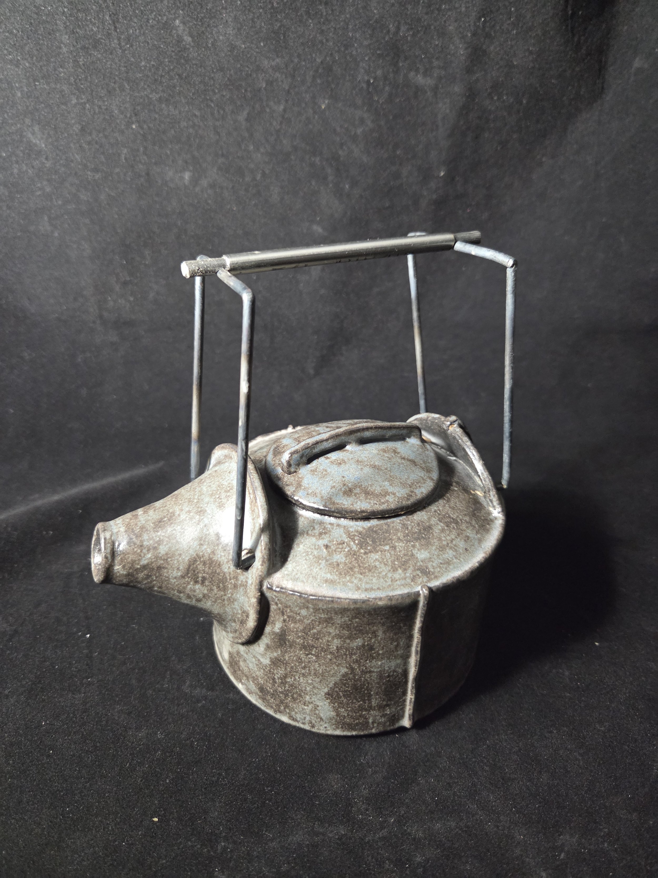 Rustic Handcrafted Ceramic Teapot