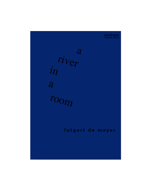  ‘a river in a room’ presents the work of Lutgart De Meyer and is the result of a close friendship between the artist and Liesbet Waegemans. It gives an insight into Lutgart’s playful vision on art and the art world. As one of the founding members of