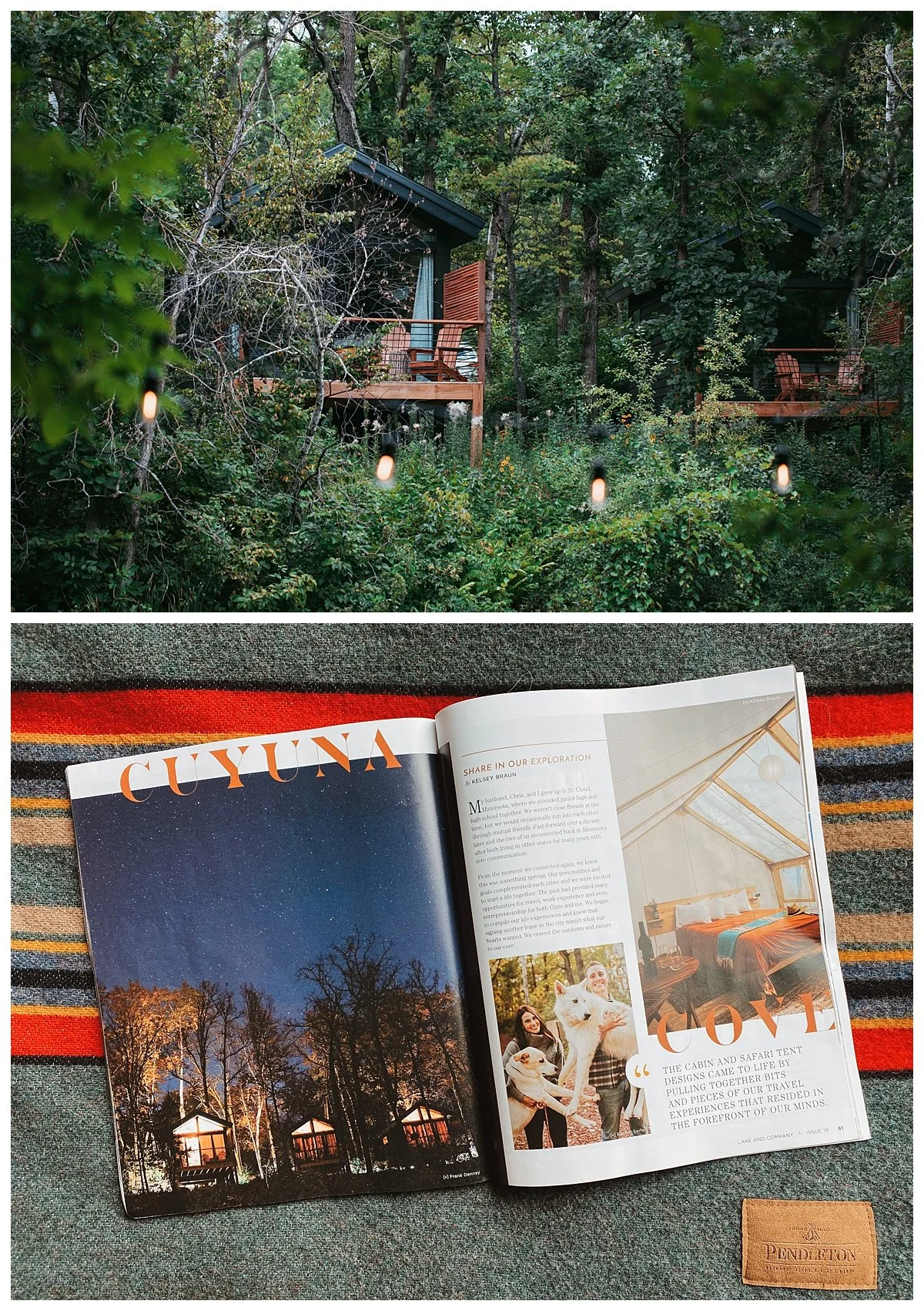 Cuyuna Cove Cabins a cozy tiny home experience in Crosby, Minnesota