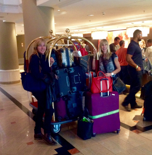 Time to say goodbye. Ready for the flight back to London. (photo - worklondonstyle)