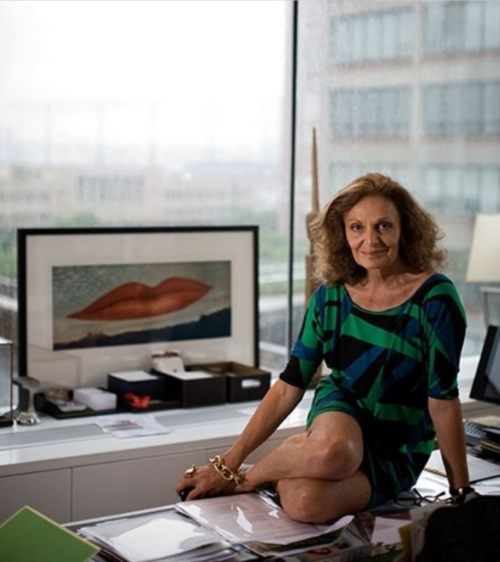 Diane in her office situated in the famous meat packing district in New York
