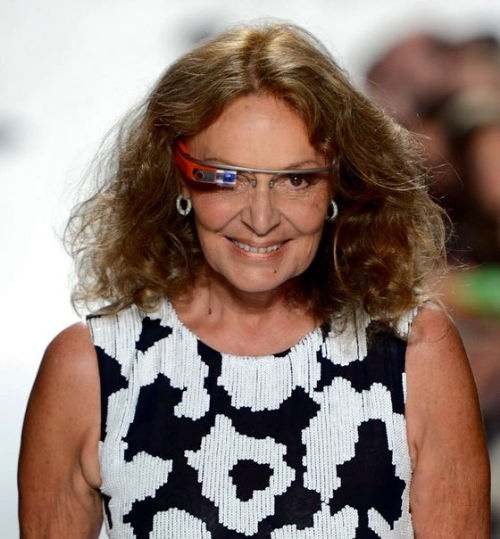 Diane Von Furstenberg for Google Glass.