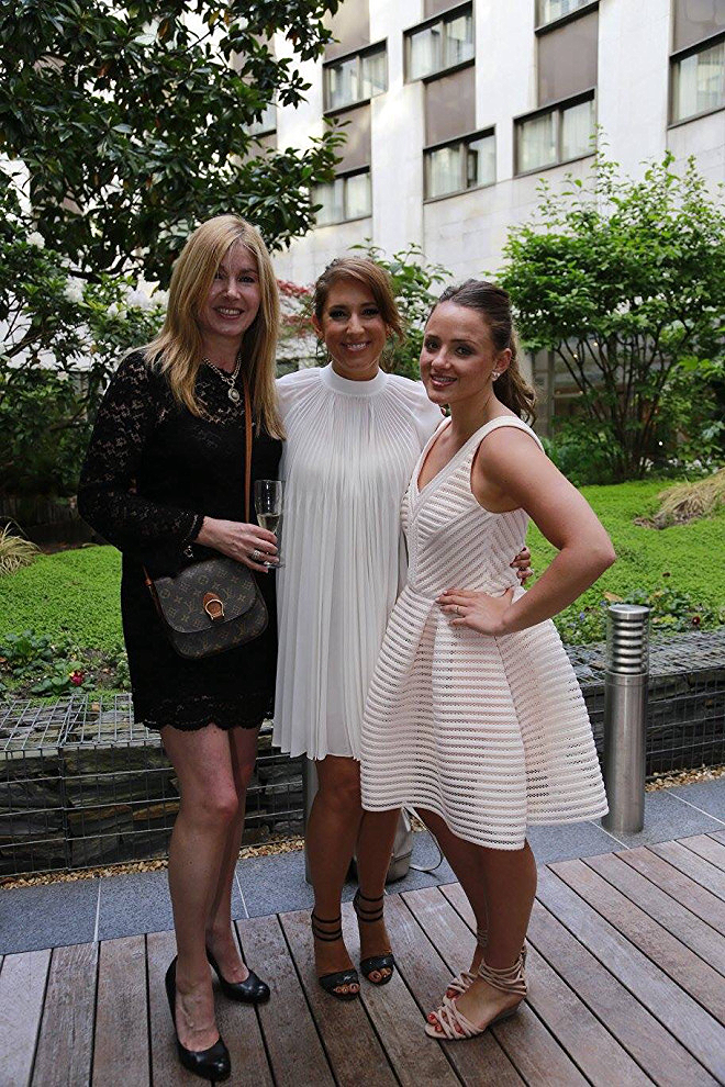 Cocktail hour in Paris with Gina DeVee and one of my style strategy clients, Erika Sheffer.