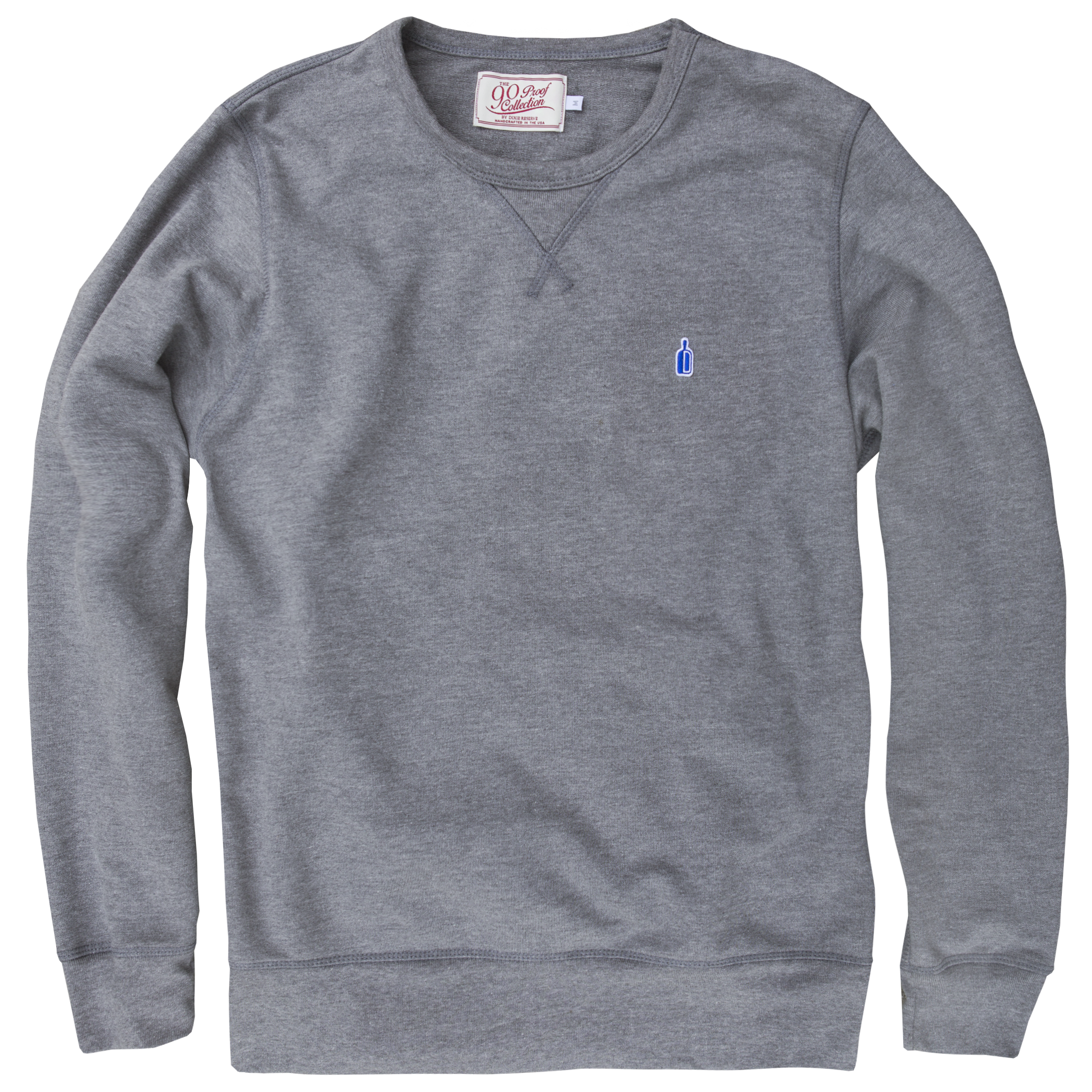 dixie reserve gray french terry crew neck 90 proof.png