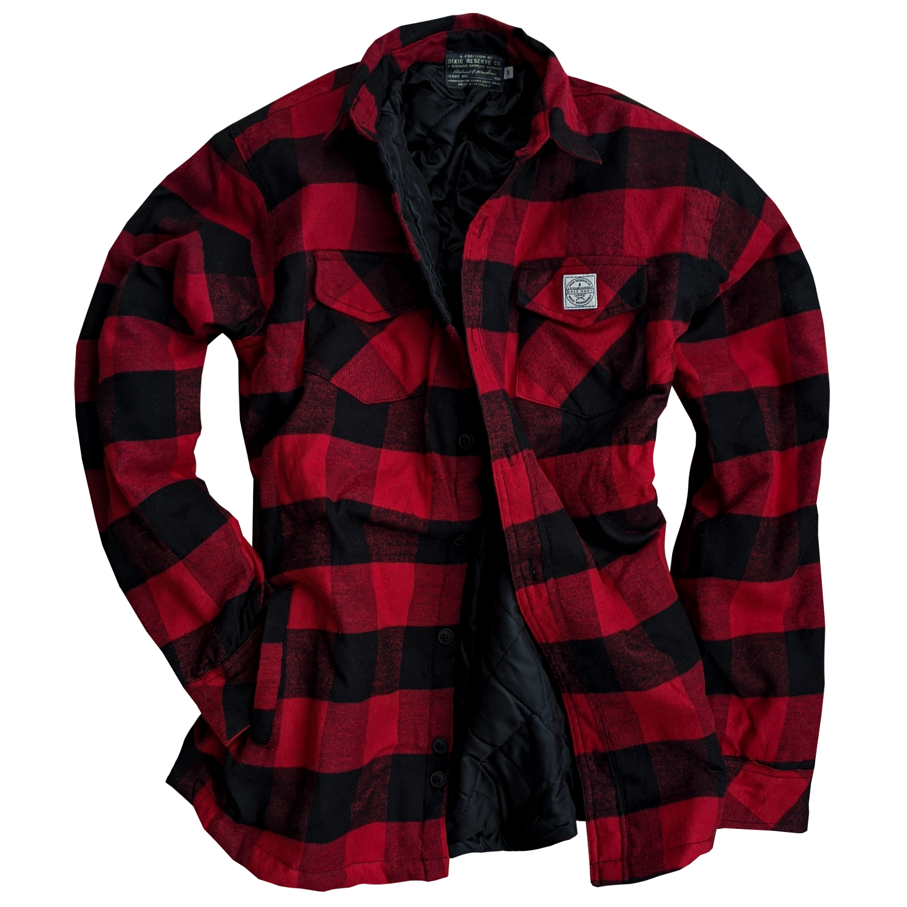 padded flannel jacket