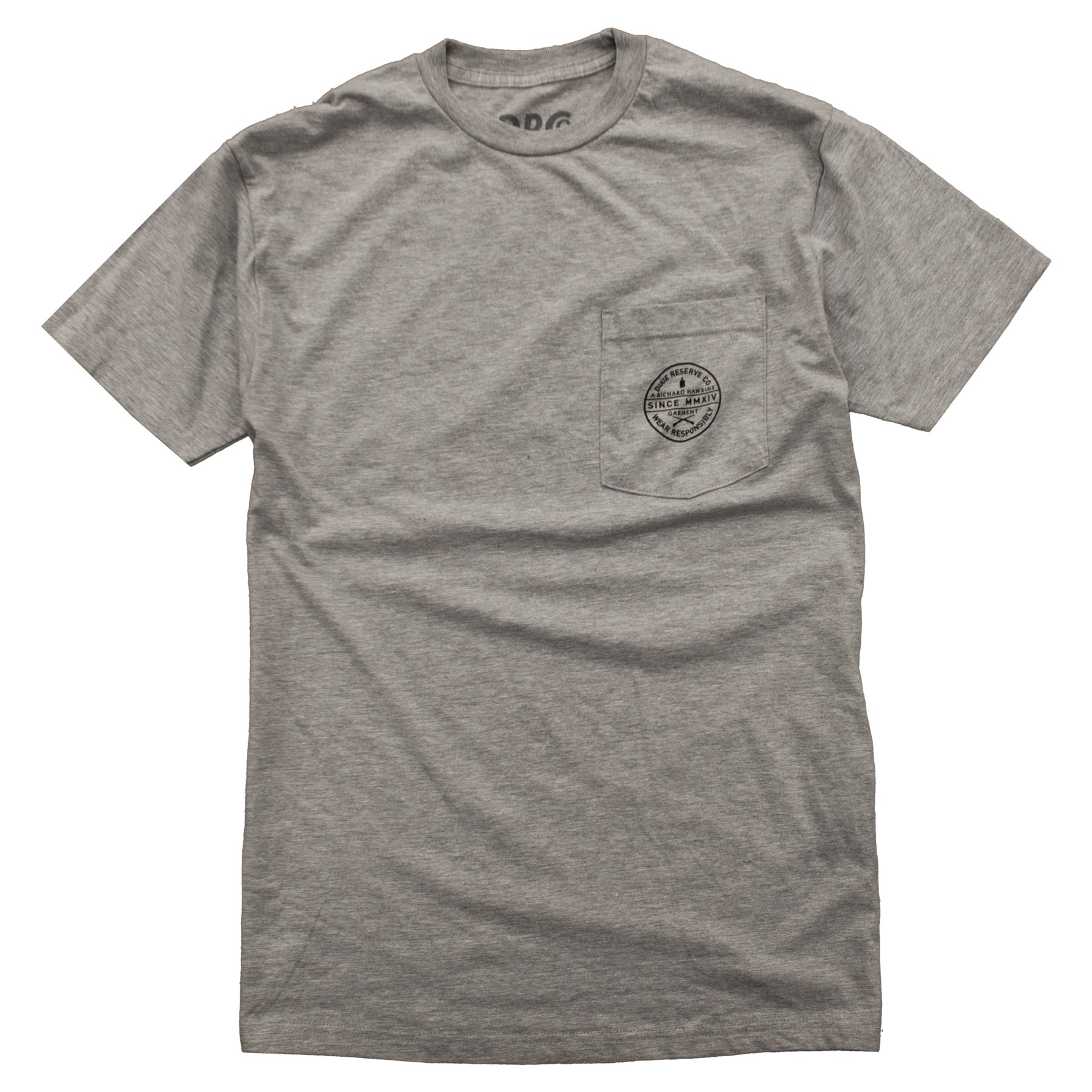 drco logo crest tee gray front.png