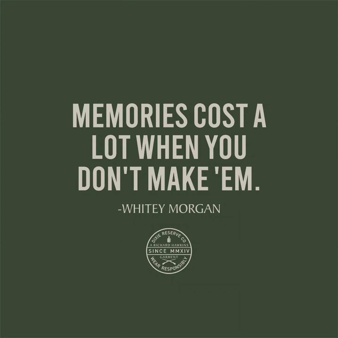 Wisdom.
.
.
.
#whiteymorgan #outlawcountry #whiteymorganandthe78s #memoriescostalot #countrymusic #memories #lyrics #quotes #quote #quoteme #wordsofwisdom #wednesdaywisdom #quoteoftheday #wisdom #inspiration #inspirationdaily #inspirationalquotes