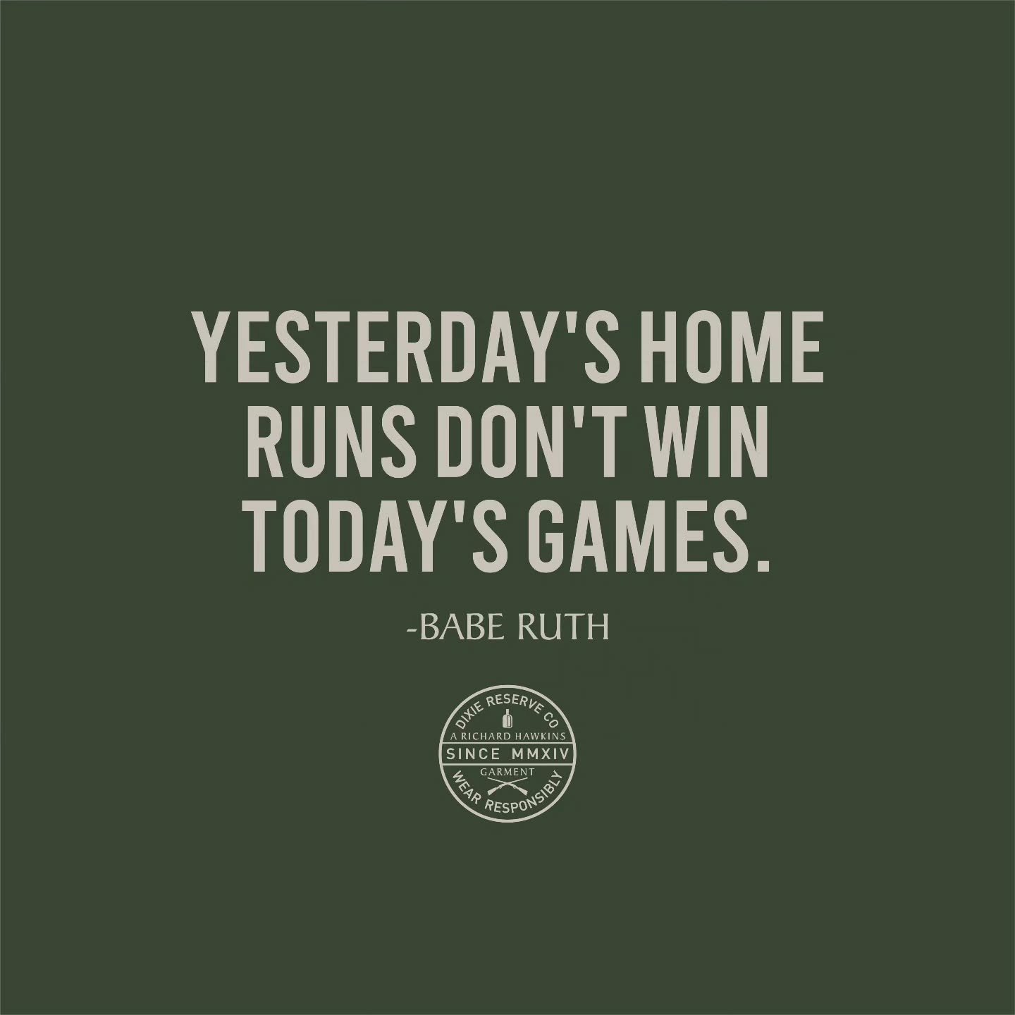 Wisdom.
.
.
.
#baberuth #thegreatbambino #baseball #worldseries #quotes #quote #quoteme #wordsofwisdom #wednesdaywisdom #quoteoftheday #wisdom #inspiration #inspirationdaily #inspirationalquotes
