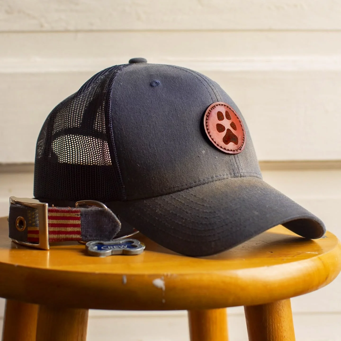 Two years ago this week we unexpectedly lost my best friend, Crew. There has never been a more gentle giant and goofy goldendoodle. A dog can change your life, friends.

Last year I posted a photo of a one-off hat that I had made for myself with his 