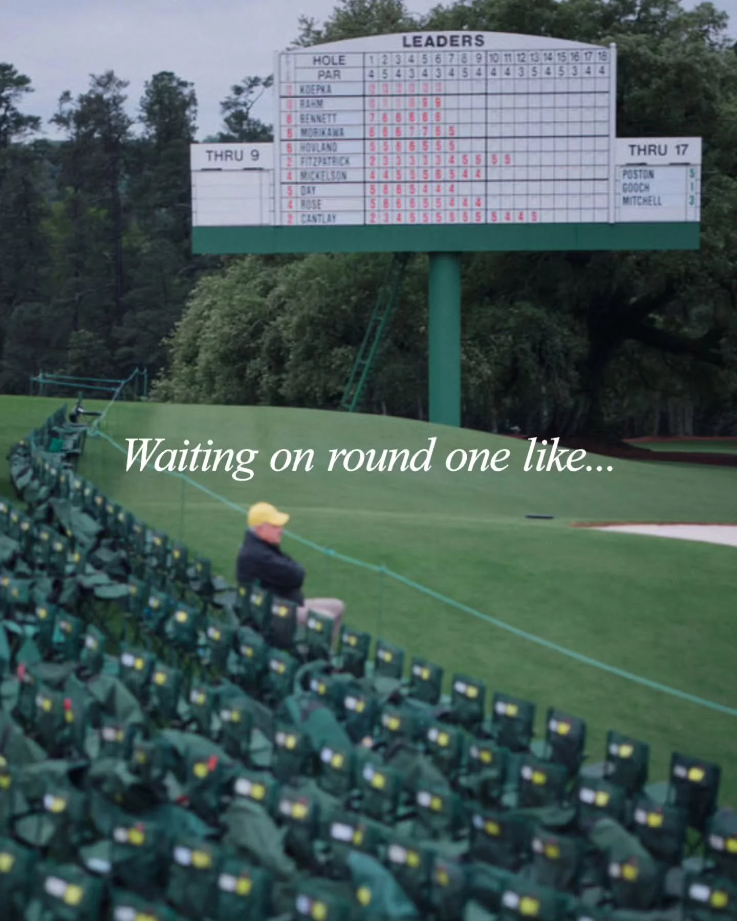 Is it Thursday yet? ⛳ #themasters