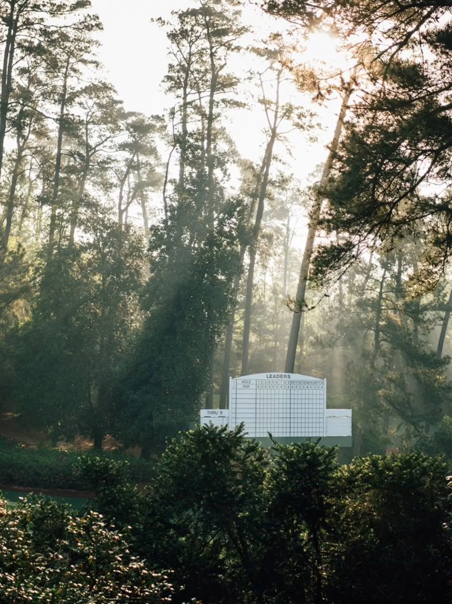 Sunday mornin' at #TheMasters ⛳