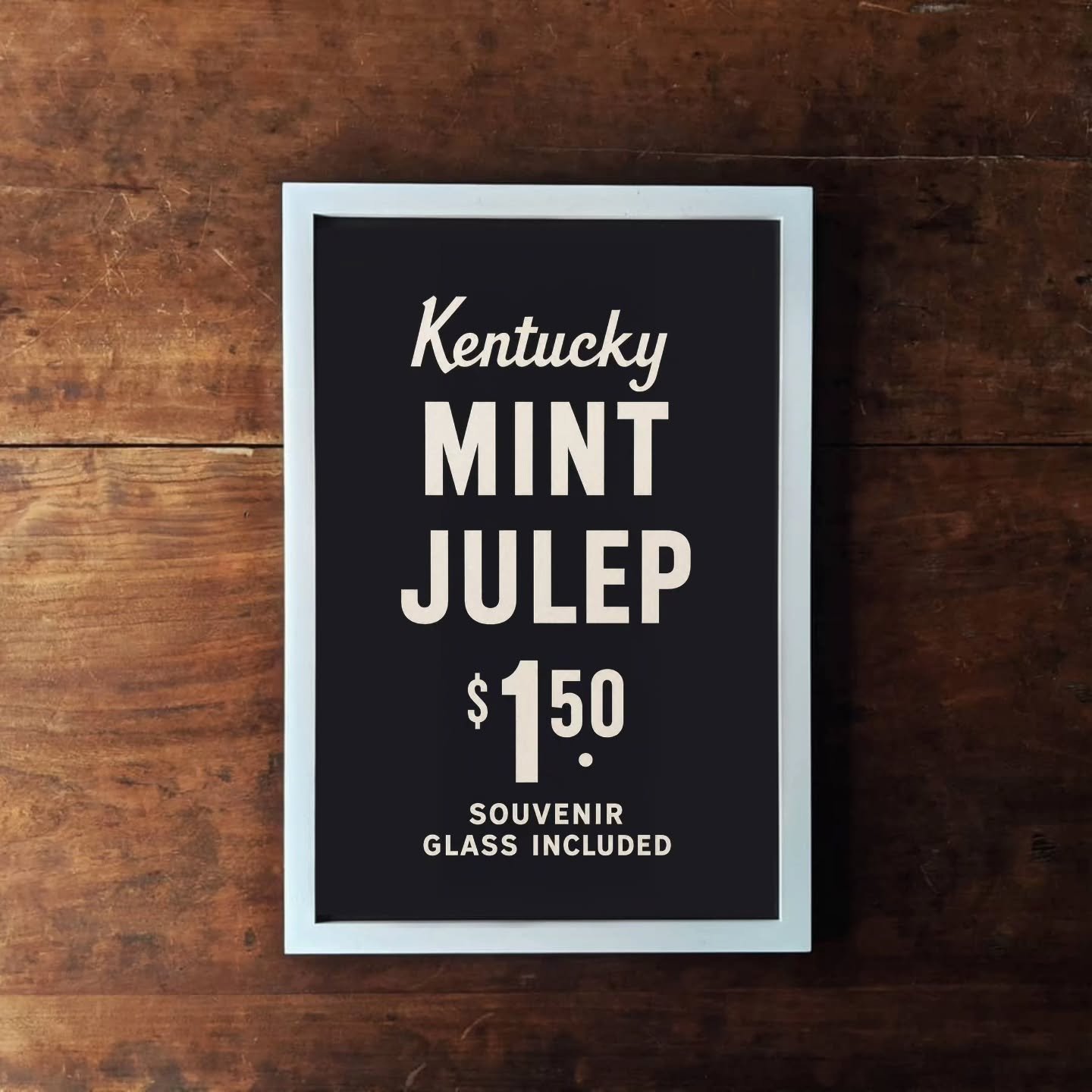 It's probably a good thing you can't get a #MintJulep for $1.50 anymore these days, but you can still get the print. #1960s

📷: #kentuckyderby